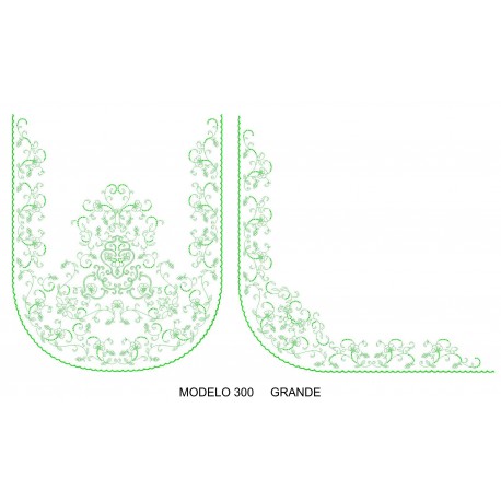 Manteleta valenciana - grande MOD 300