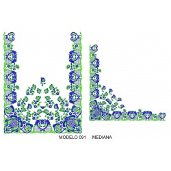 Manteleta valenciana - mediana MOD 091