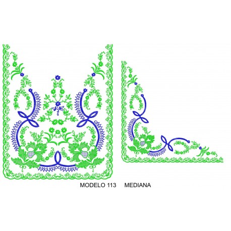 Manteleta valenciana - mediana MOD 113