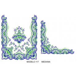 Manteleta valenciana - mediana MOD 117