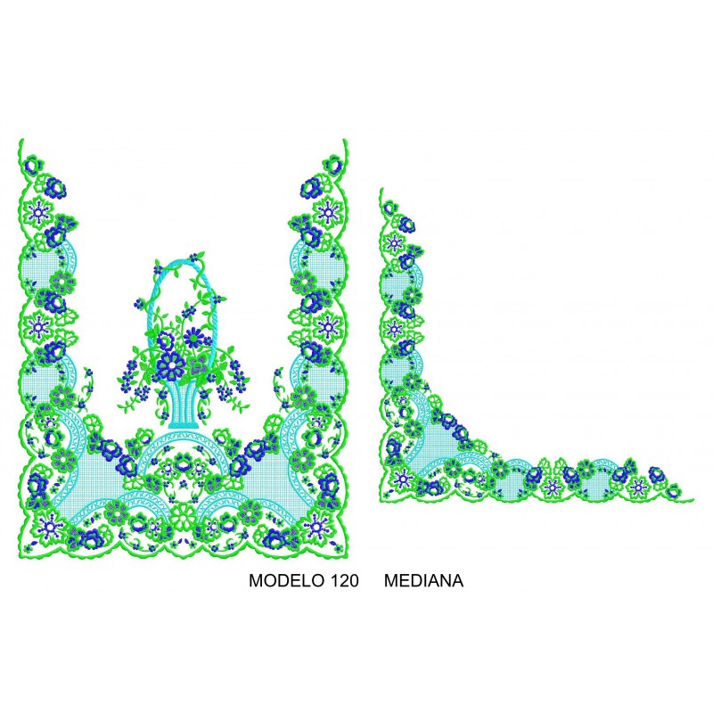 Manteleta valenciana - mediana MOD 120