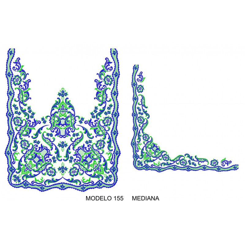 Manteleta valenciana - mediana MOD 155