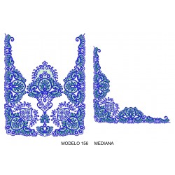 Manteleta valenciana - mediana MOD 156