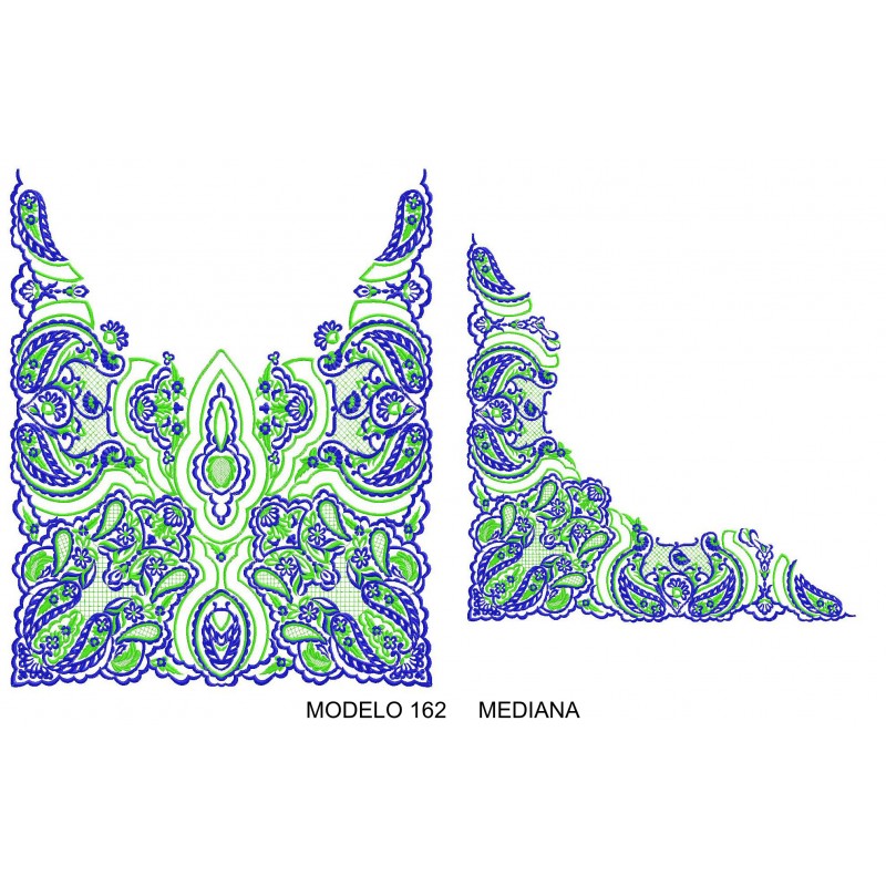 Manteleta valenciana - mediana MOD 162