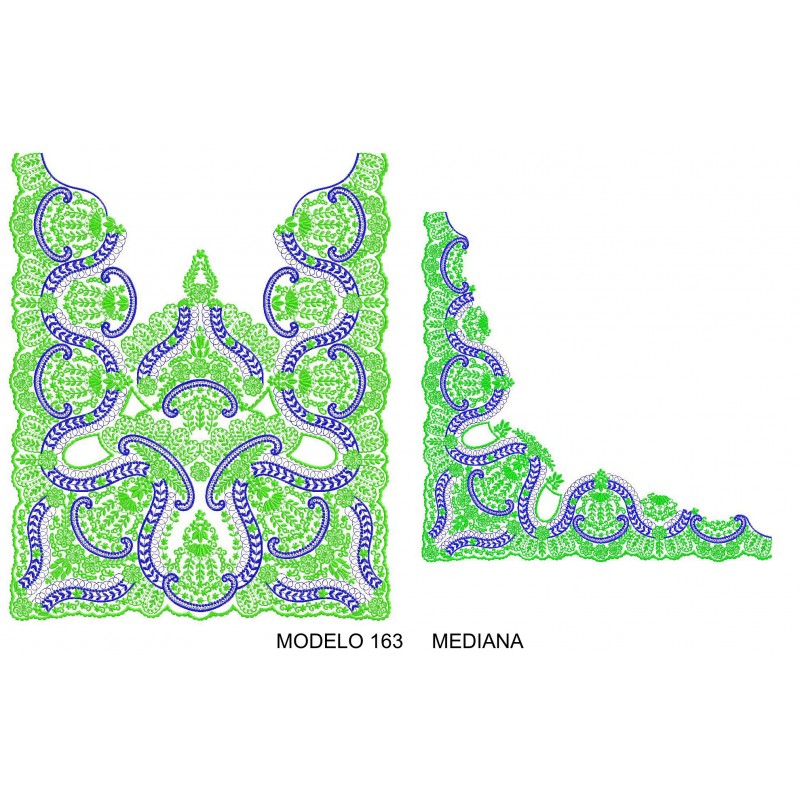 Manteleta valenciana - mediana MOD 163