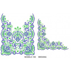 Manteleta valenciana - mediana MOD 165