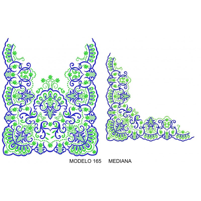 Manteleta valenciana - mediana MOD 165