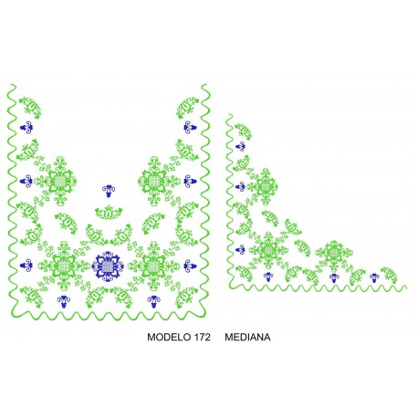 Manteleta valenciana - mediana MOD 172