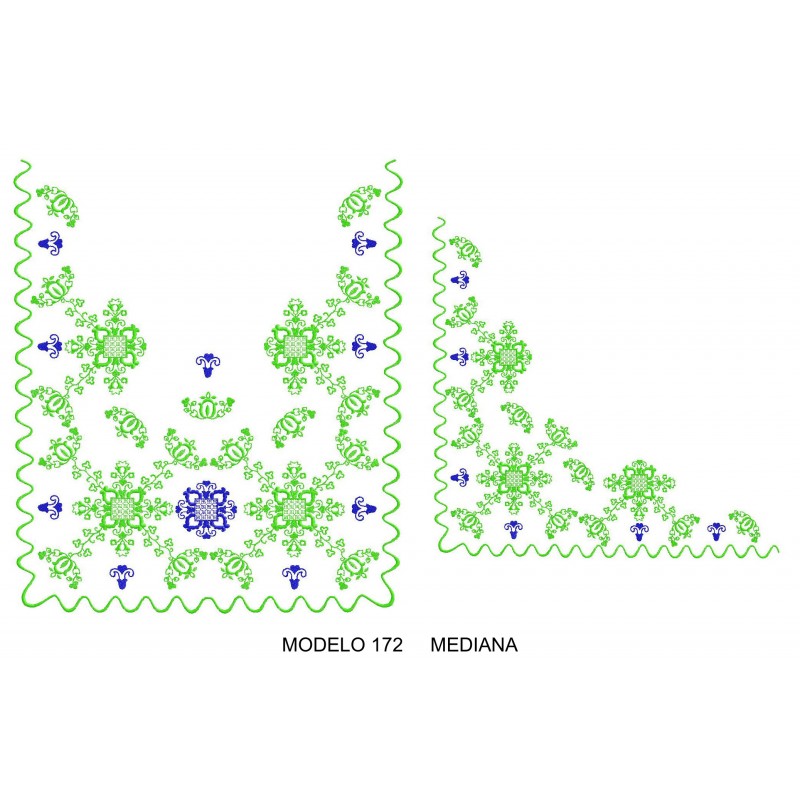 Manteleta valenciana - mediana MOD 172