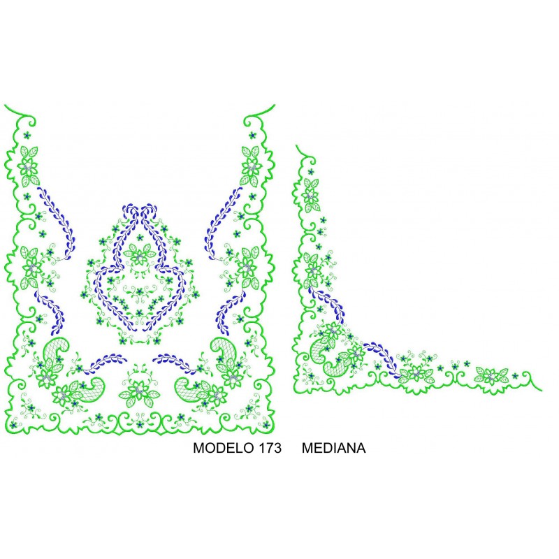 Manteleta valenciana - mediana MOD 173