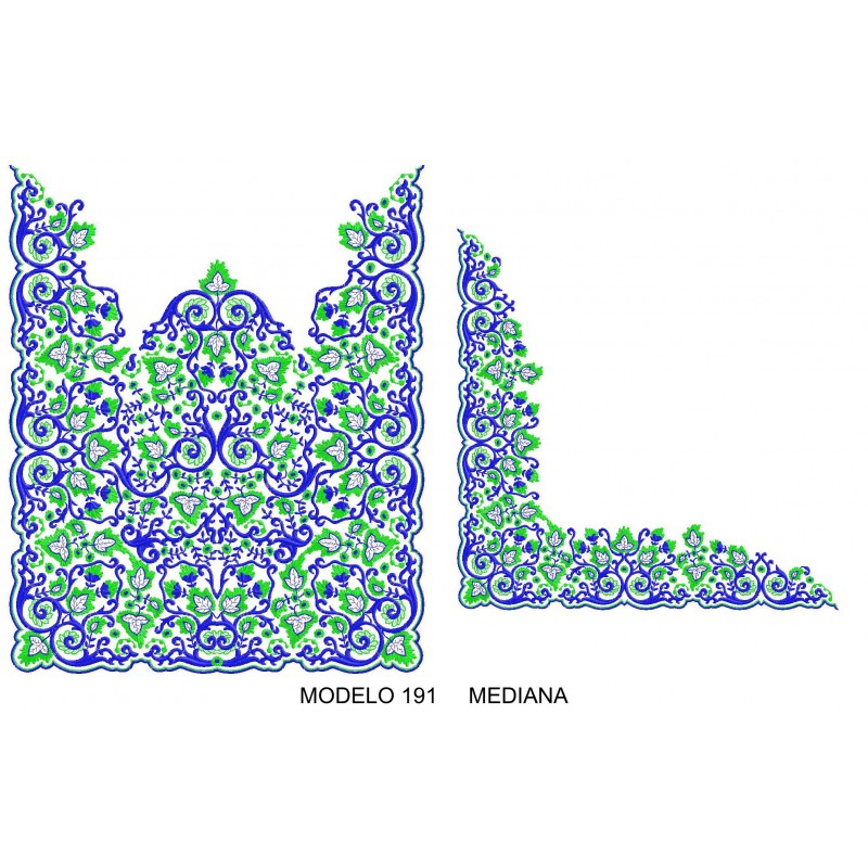 Manteleta valenciana - mediana MOD 191