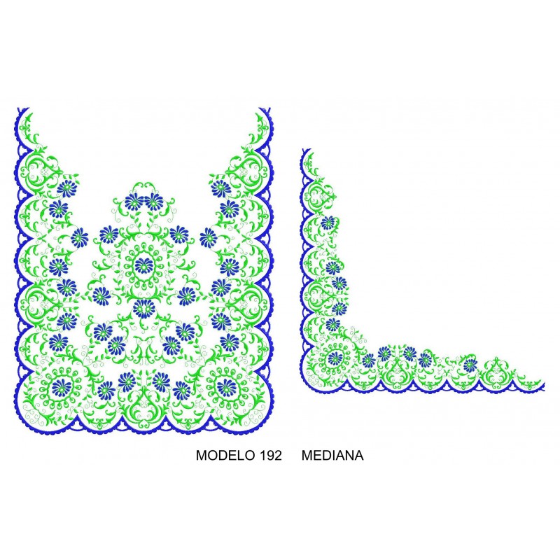 Manteleta valenciana - mediana MOD 192