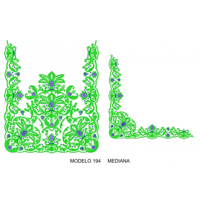 Manteleta valenciana - mediana MOD 194