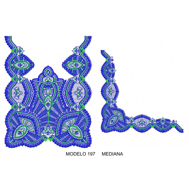 Manteleta valenciana - mediana MOD 197