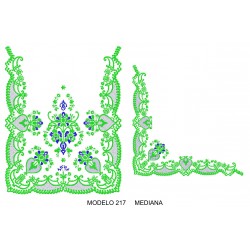 Manteleta valenciana - mediana MOD 217
