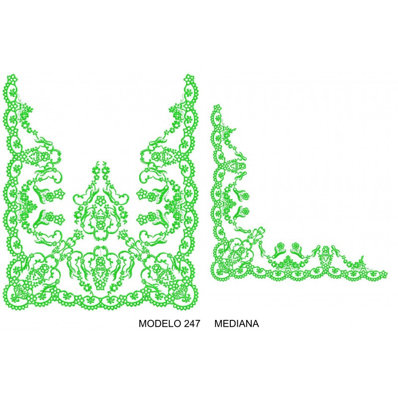 Manteleta valenciana - mediana MOD 247