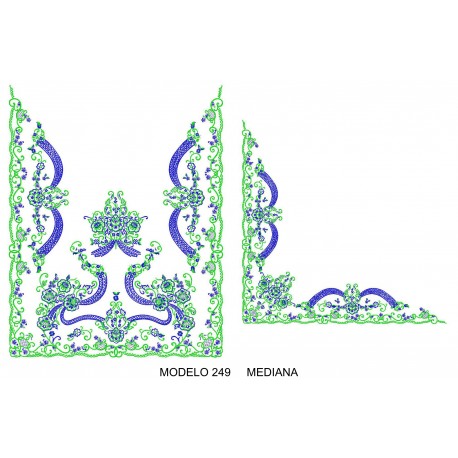 Manteleta valenciana - mediana MOD 249