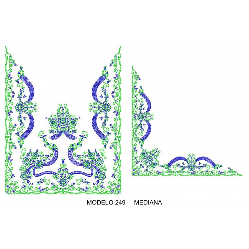 Manteleta valenciana - mediana MOD 249