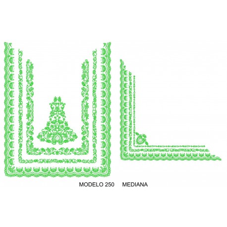 Manteleta valenciana - mediana MOD 250