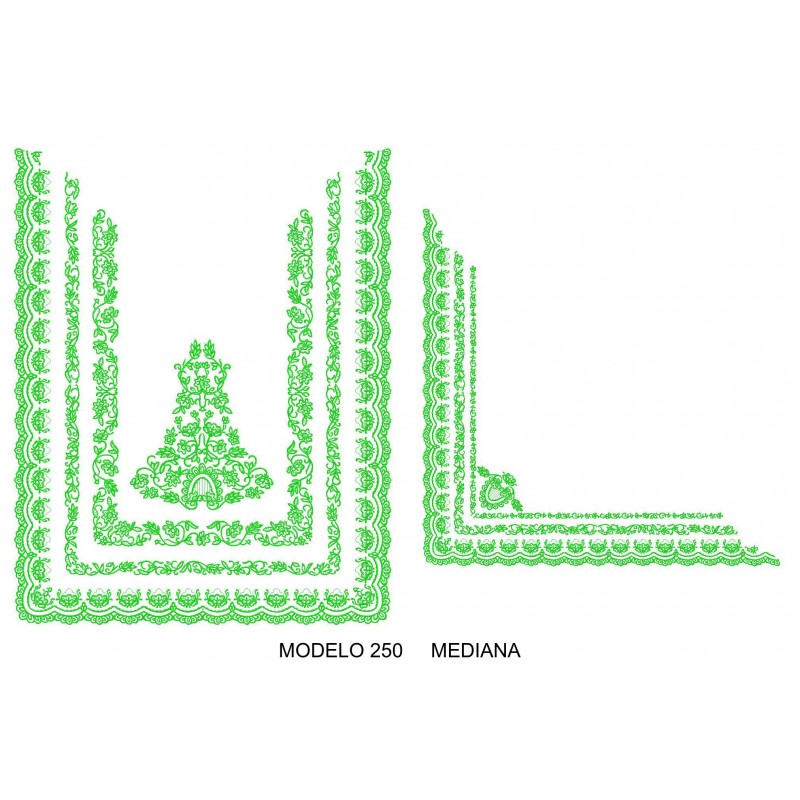 Manteleta valenciana - mediana MOD 250