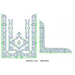 Manteleta valenciana - mediana MOD 252