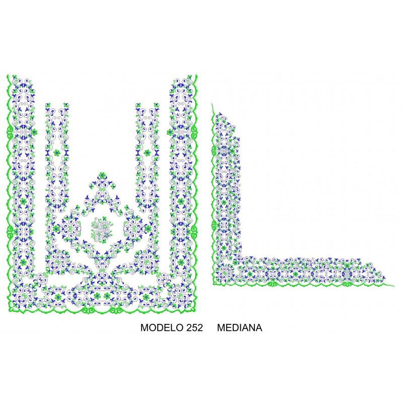 Manteleta valenciana - mediana MOD 252