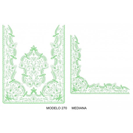 Manteleta valenciana - mediana MOD 270