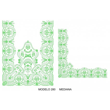 Manteleta valenciana - mediana MOD 280