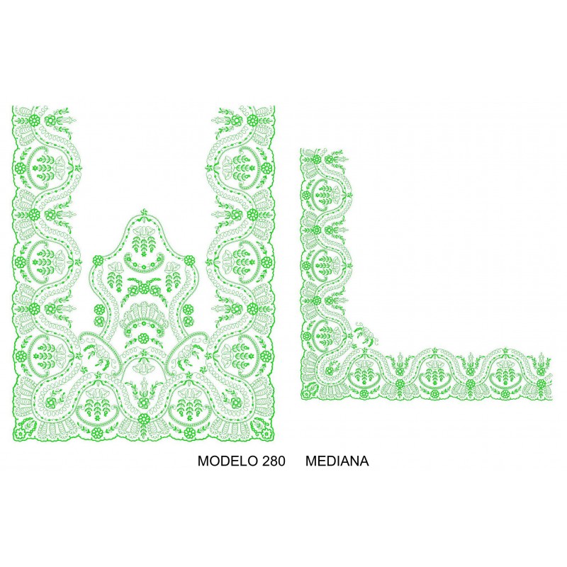 Manteleta valenciana - mediana MOD 280