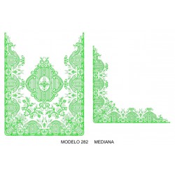 Manteleta valenciana - mediana MOD 282