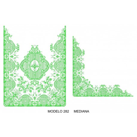 Manteleta valenciana - mediana MOD 282