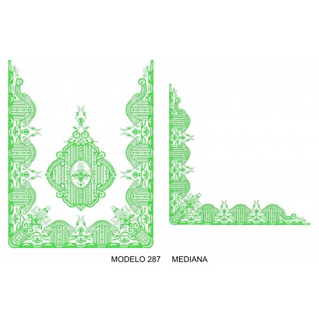 Manteleta valenciana - mediana MOD 287