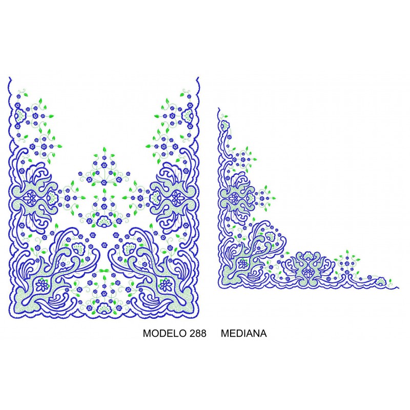 Manteleta valenciana - mediana MOD 288