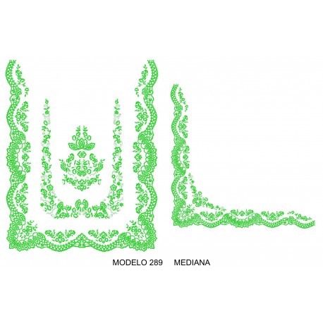 Manteleta valenciana - mediana MOD 289