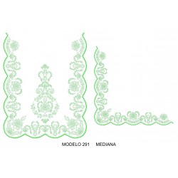 Manteleta valenciana - mediana MOD 291