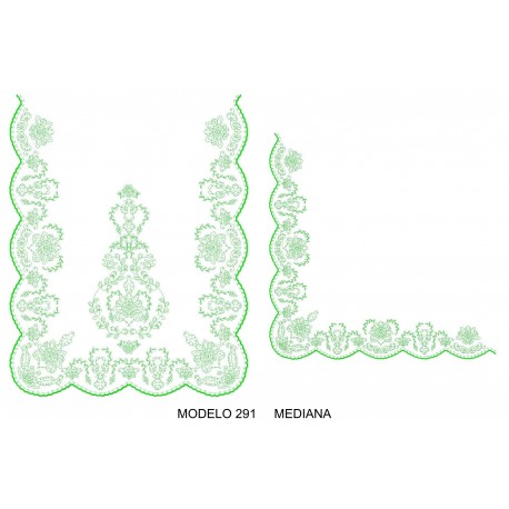 Manteleta valenciana - mediana MOD 291