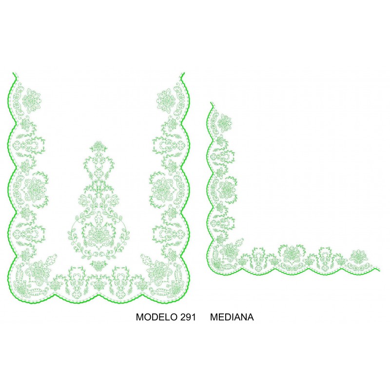 Manteleta valenciana - mediana MOD 291