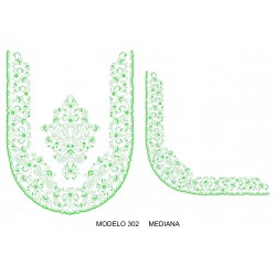 Manteleta valenciana - mediana MOD 302