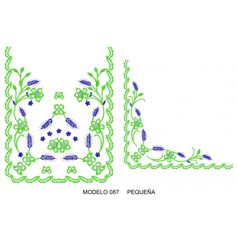 Manteleta valencia - pequeña MOD 087