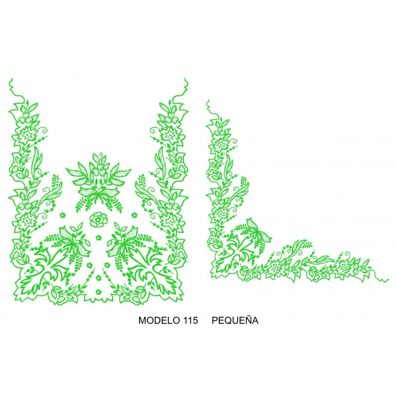 Manteleta valencia - pequeña MOD 115