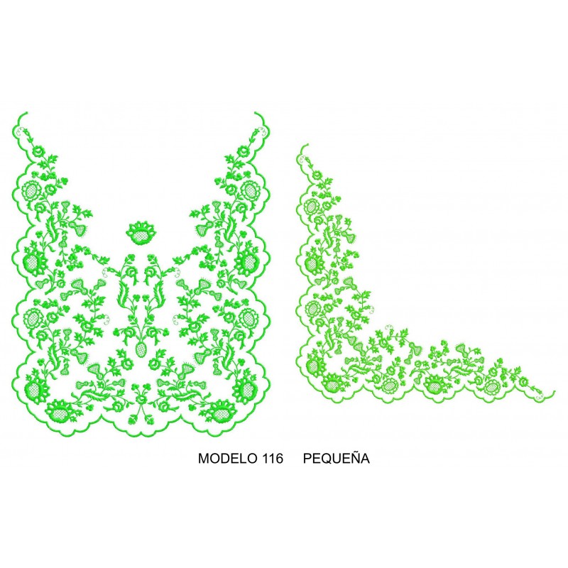 Manteleta valencia - pequeña MOD 116