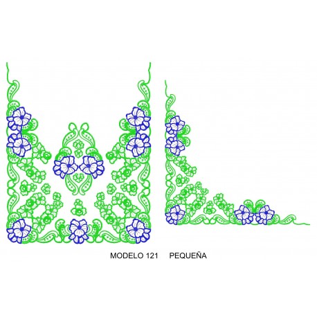 Manteleta valencia - pequeña MOD 121