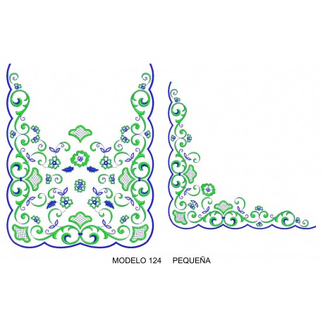Manteleta valencia - pequeña MOD 124