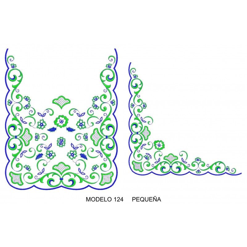 Manteleta valencia - pequeña MOD 124