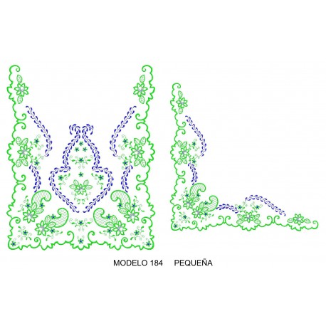 Manteleta valencia - pequeña MOD 184