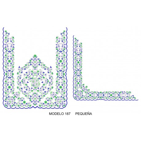 Manteleta valencia - pequeña MOD 187
