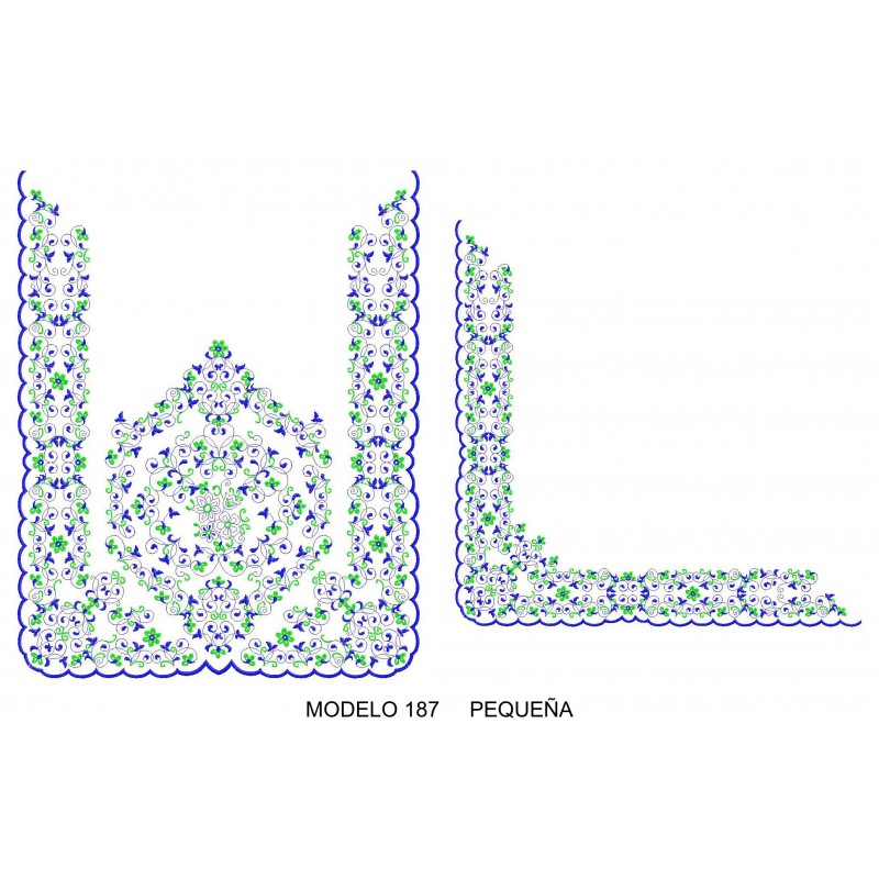 Manteleta valencia - pequeña MOD 187