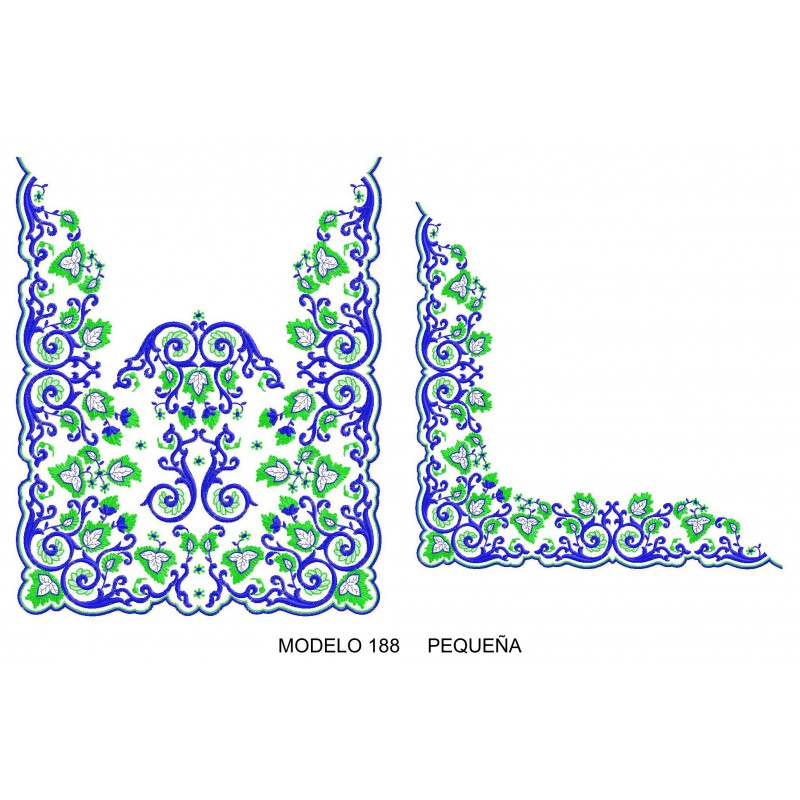Manteleta valencia - pequeña MOD 188