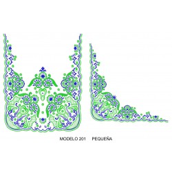 Manteleta valencia - pequeña MOD 201