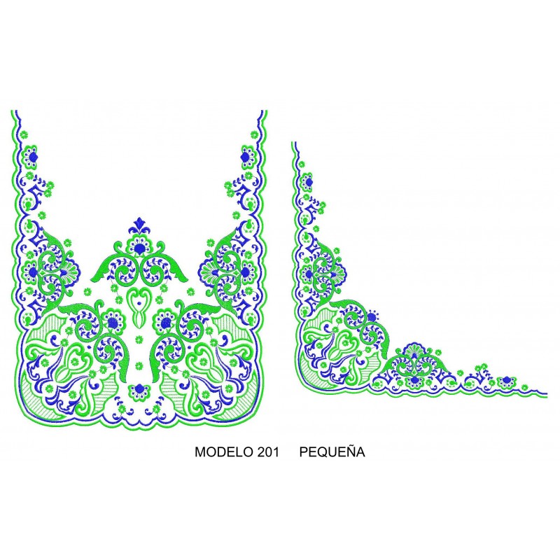 Manteleta valencia - pequeña MOD 201
